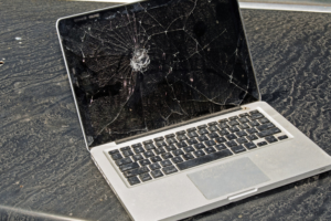 Broken laptop